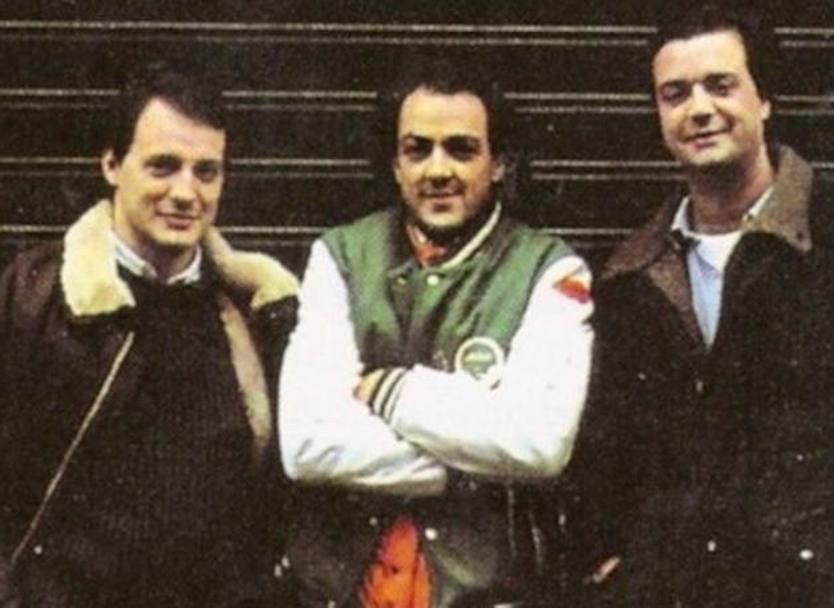 I fondatori della Numero Uno nel 1983: da sinistra, Max Brun, Carlo Talamo e Roberto Crepaldi